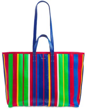 Balenciaga Barbes Large Leather Tote Bag - Multicolour