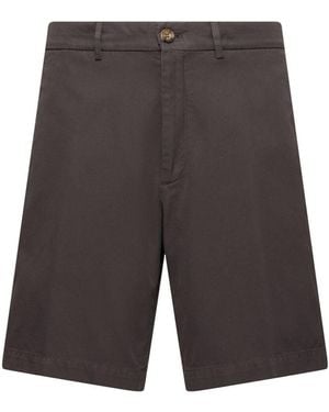 Brunello Cucinelli コットンルバミューダパンツ - グレー