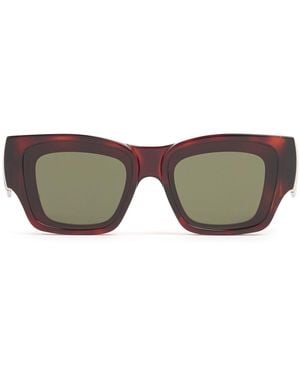 Loewe Signature Rectangular Sunglasses - Grey