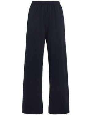 ANNAGRETA Zoe Cotton Jersey Trousers - Blue