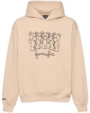 INBETWEENERS "Famiglia" Embroidered Hoodie - Natural