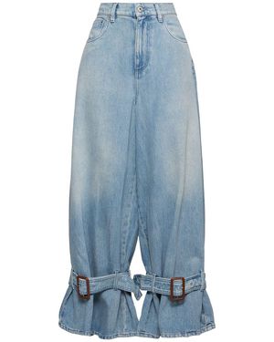JW Anderson Boyfriend-jeans Mit Schnallen - Blau