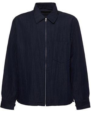 LC23 Herren Overshirt Aus Baumwolle - Blau
