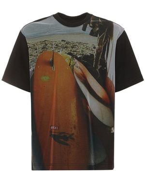 AFTER PRAY Printed Mesh Layer T-shirt - Green