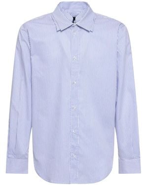 J.L-A.L Hemd Mit Triple-kragen - Blau