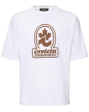 DSquared² T-shirt "invicta" - Weiß
