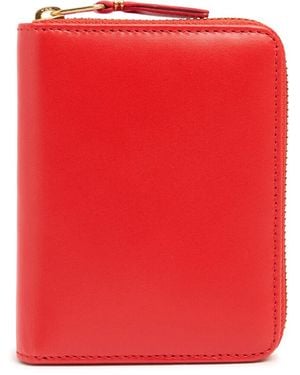 Comme des Garçons Klassische Lederbrieftasche - Rot