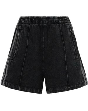adidas Originals Damen Shorts Aus Denim „Firebird“ - Schwarz