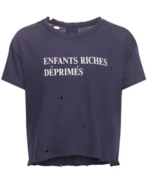 Enfants Riches Deprimes T-shirt "enfants Riches Deprimes" - Blau