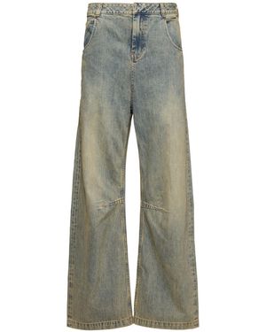 Entire studios Gerade Unisex-jeans Mit Weitem Bein "gem" - Grau