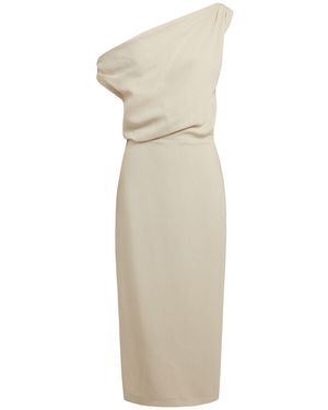 16Arlington Kira Crepe Midi Dress - Natural