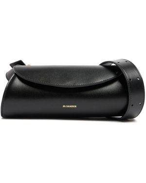 Jil Sander Mini Cannolo ショルダーバッグ - ブラック