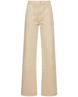Helmut Lang Carpenterhose Aus Baumwolle - Natur