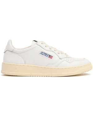 Autry Medalist Low Leather Trainers - White