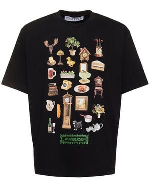 JW Anderson T-shirt Mit Druck - Schwarz