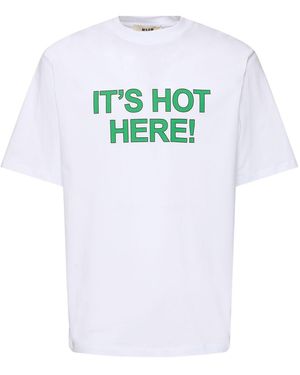 MSGM コットンtシャツ - ホワイト