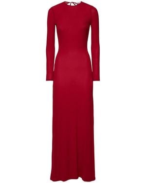 Rabanne Second Skin Long Dress - Red