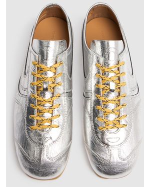 【関税込み】Dries Van Noten シルバー メタリック スニーカー dries-van-noten-QU207-