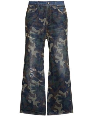 ANDERSSON BELL Unisex-denimhose Mit Druck - Blau