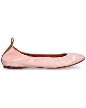 Lanvin パテントバレリーナシューズ 5mm - ピンク