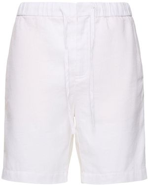 Frescobol Carioca Felipe Linen & Cotton Shorts - ホワイト