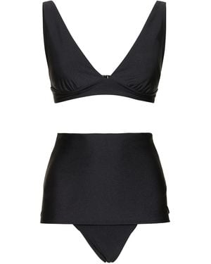 Philosophy Di Lorenzo Serafini High-Waisted Bikini - Black