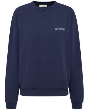 FRAME Damen Sweatshirt X Sotheby's“ - Blau