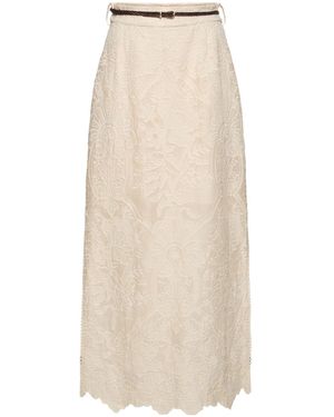 Zimmermann Ottie リネンドレス - ナチュラル