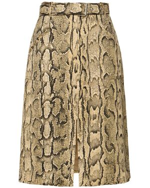 【関税&送料込】Dries Van Noten Sheraz Skirt With Jacquard S Dries Van Noten sheraz Skirt With Jacquard Snake Print Dries