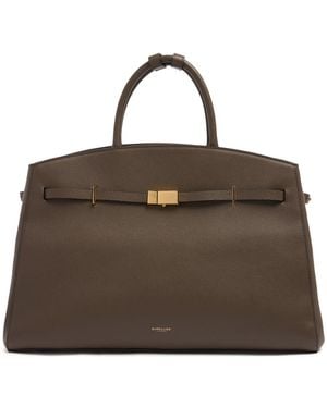 DeMellier London The Hudson Grain Leather Bag - Brown