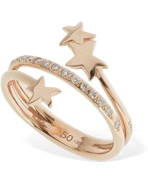 Dodo Ring Aus 9kt Gold Mit Diamanten - Mettallic