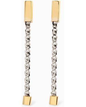 DSquared² Chained2 Drop Earrings - Weiß