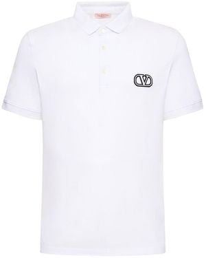 Valentino コットンポロ - ホワイト