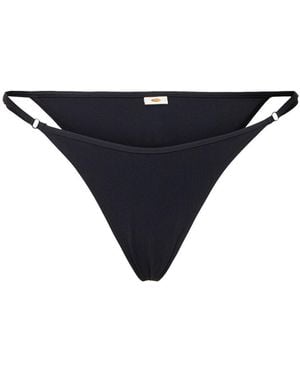 Tropic of C Luna Recycled Tech Bikini Bottoms - Black