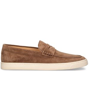 Brunello Cucinelli Loafer Aus Wildleder - Braun