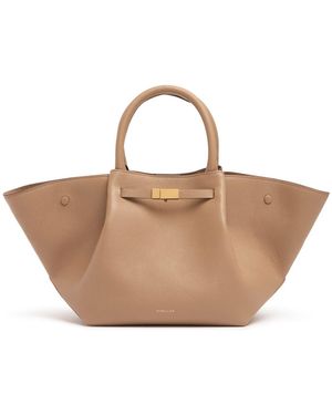 DeMellier London The Midi New York Grain Leather Bag Unique - Natural