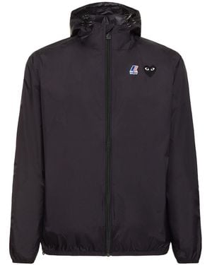 COMME DES GARÇONS PLAY Reißverschlussjacke "k-way Black Heart" - Schwarz