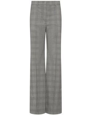 Sportmax Batun ウールブレンドフレアパンツ - グレー