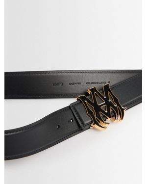 Amiri Ma Logo Belt in Black for Men | Lyst