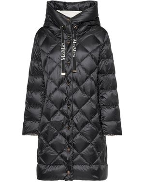 Max Mara Trecap ウォータープルーフキルテッドダウンジャケット - ブラック