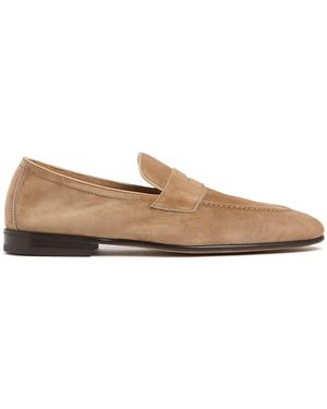 Brunello Cucinelli Loafer Aus Wildleder - Braun