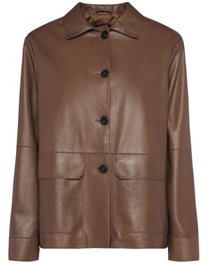 Weekend by Maxmara Kaya Leather Jacket - Braun