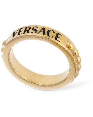 Versace メタル製ロゴリング付き - メタリック