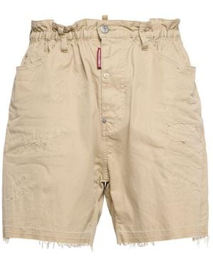 DSquared² Baumwollshorts "big Brother" - Natur