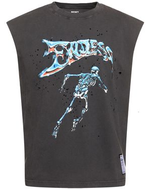 Satisfy Mothtech Cotton Muscle T-Shirt - Black