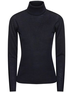 Max Mara Strickpullover Aus Wollmischung "saluto" - Blau