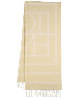 TOTEME Monogram Jacquard Sarong - Natural