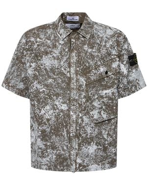 Stone Island Luisaviaroma 半袖シャツ - グレー