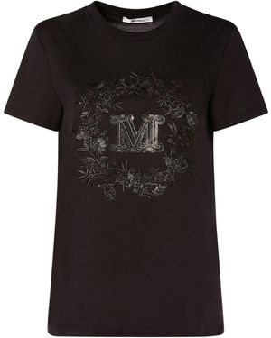 Max Mara T-Shirt Elmo - Schwarz