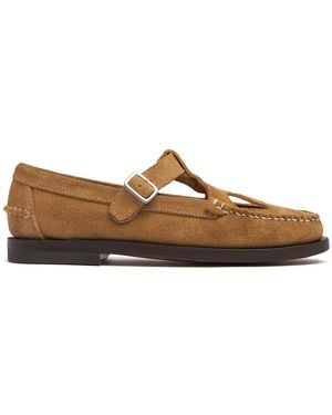 Sebago Angelina スエードローファー - ブラウン